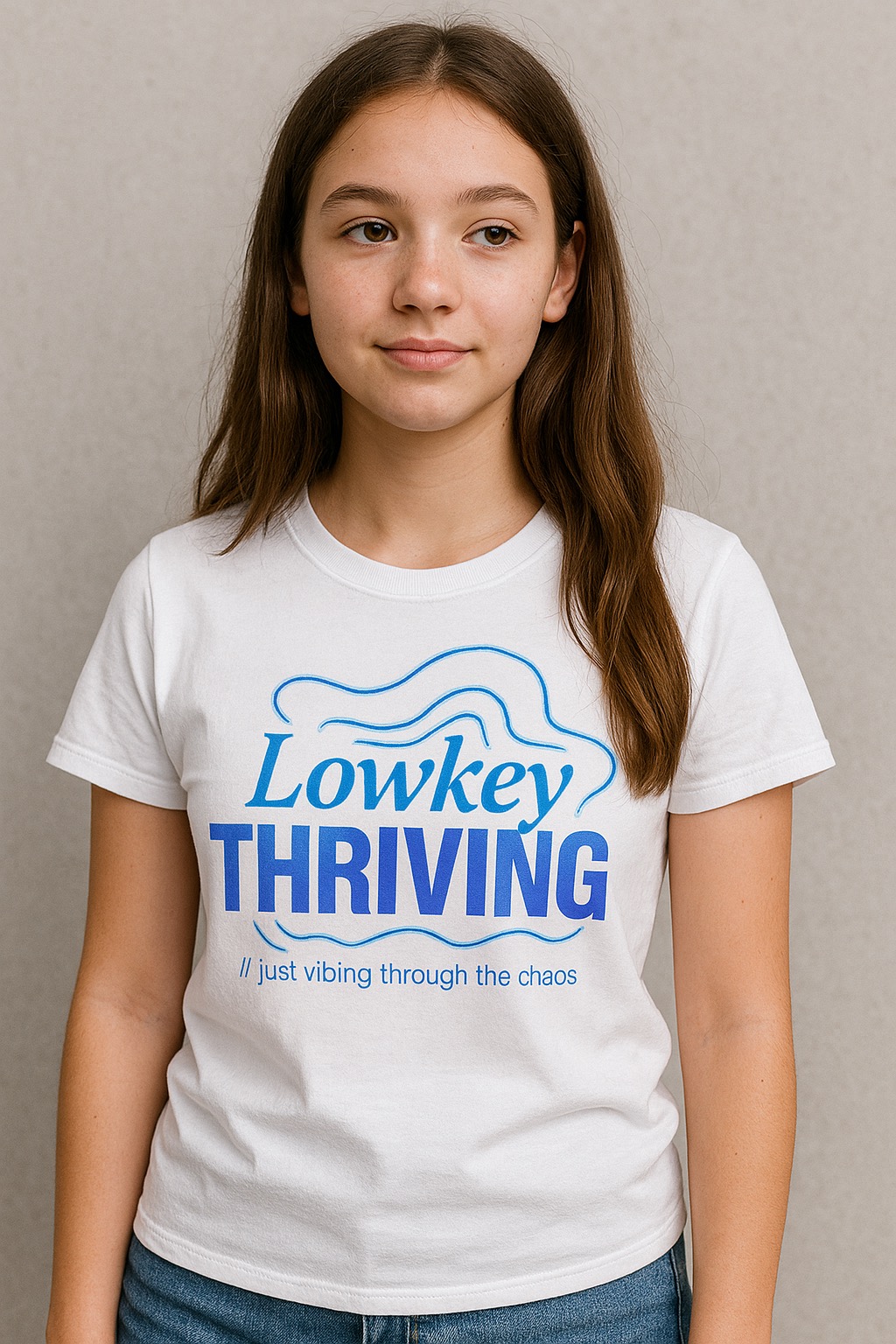 aXo Lowkey Thriving X-Large White