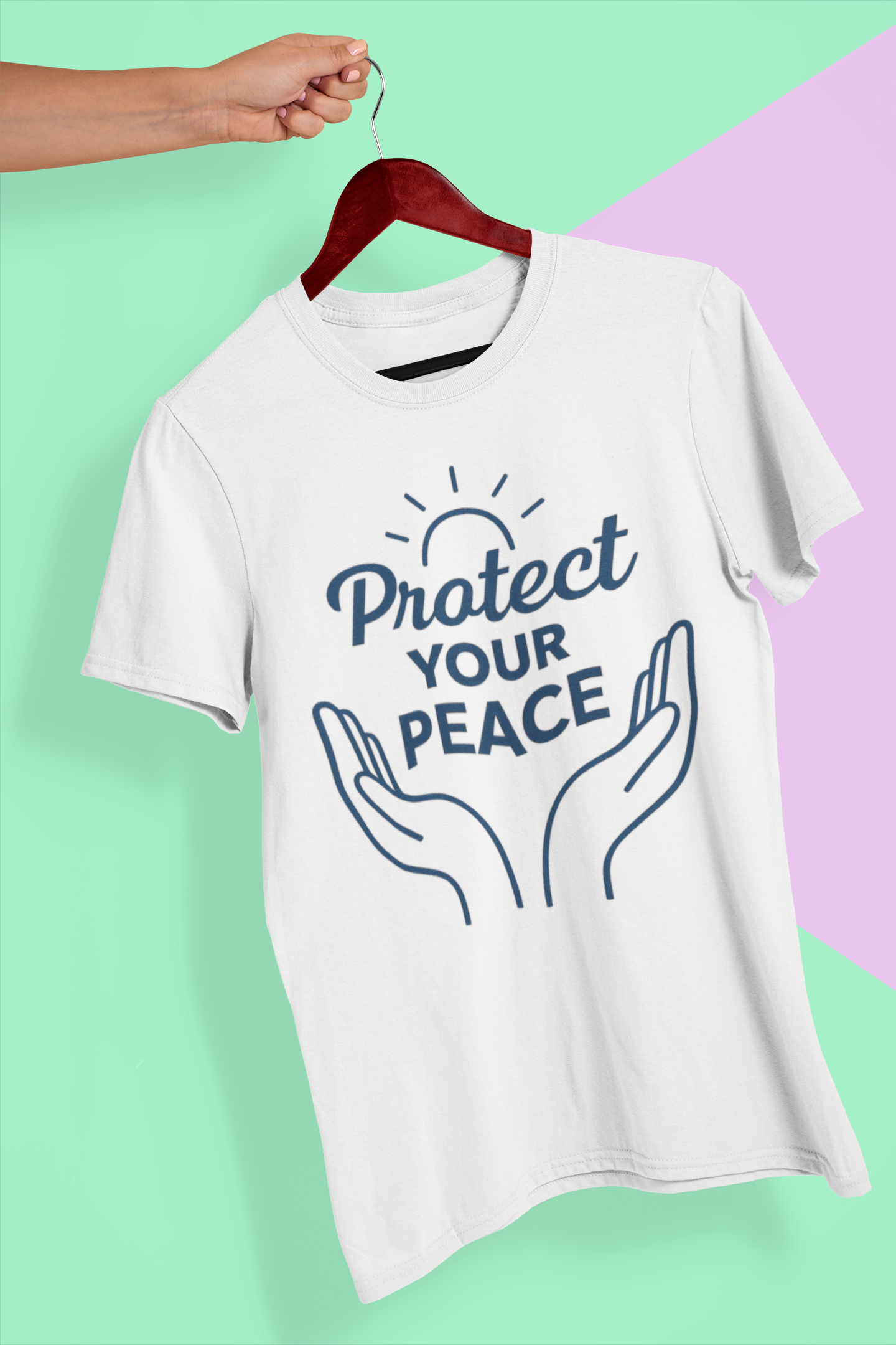 aXo Protect Your Peace Medium White