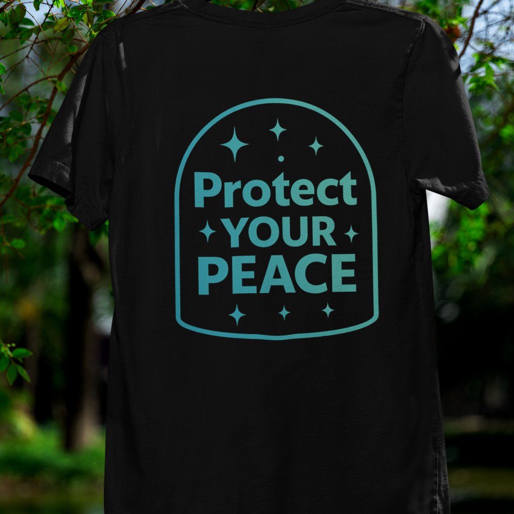 aXo Protect Your Peace T-Shirt Medium Black